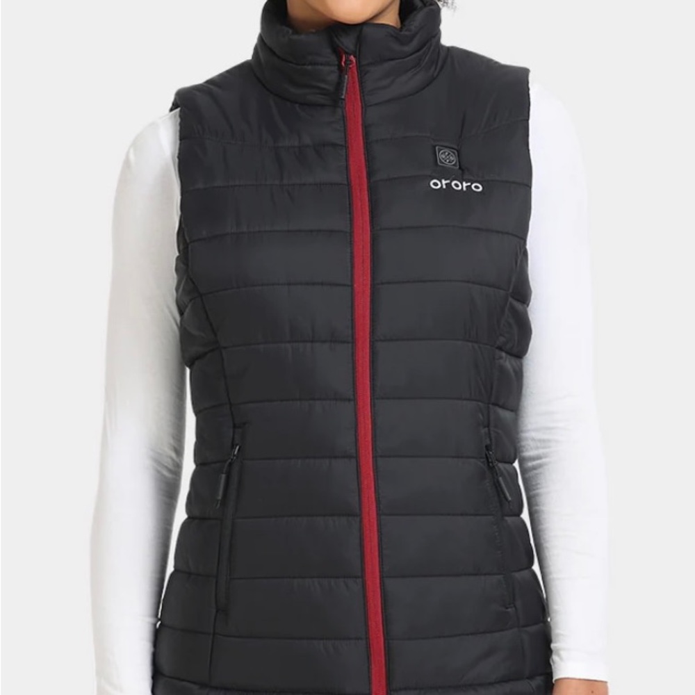 Ororo Women's Classic Black Heated Vest